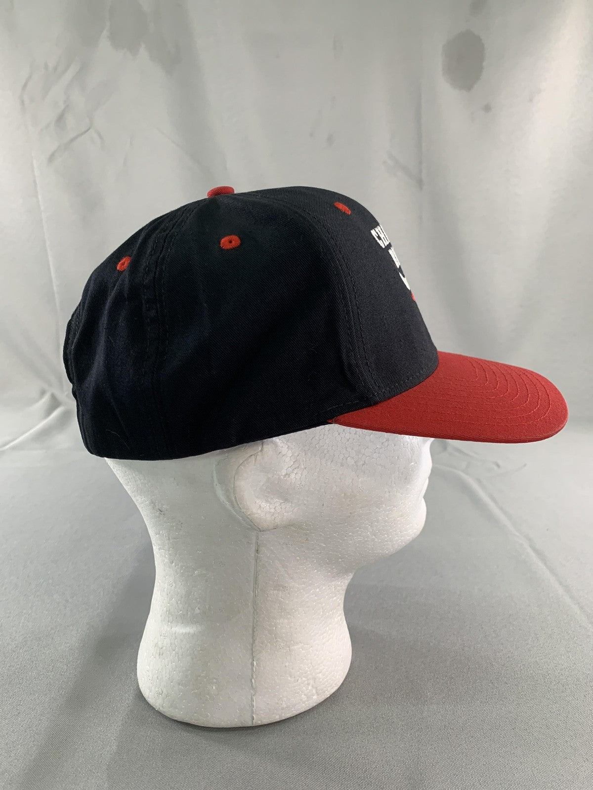 Chicago Bulls Hat Cap Snap Back Mens One Size Black Red NBA Basketball Adidas