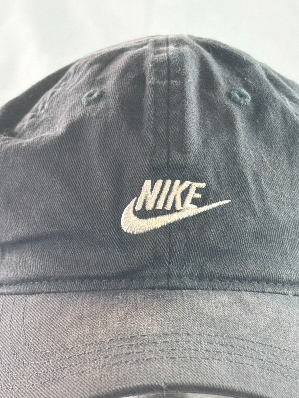 Nike Toddler Heritage 86 Futura Dad Hat Black Cotton Strapback Cap Boys Girls