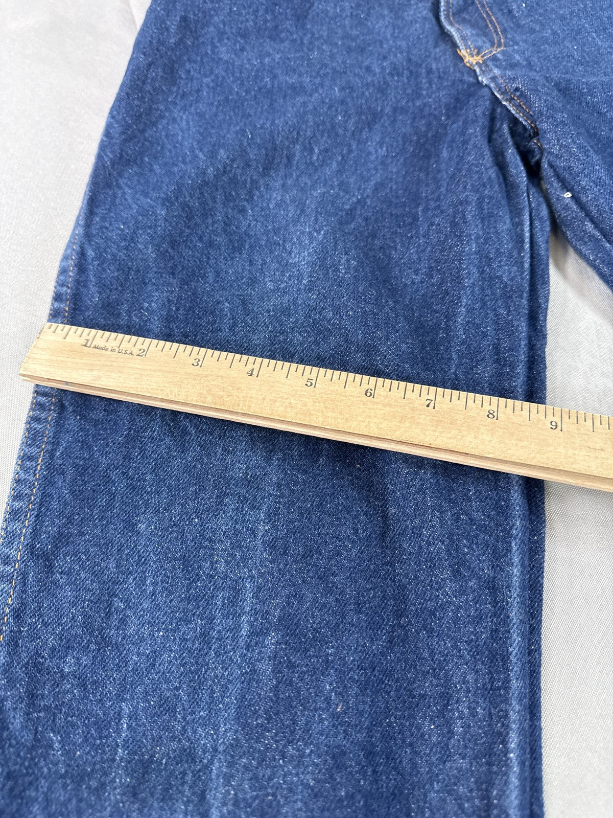 Unbranded High Rise Straight Leg Jeans Womens 8 Blue 100% Cotton Vintage Denim