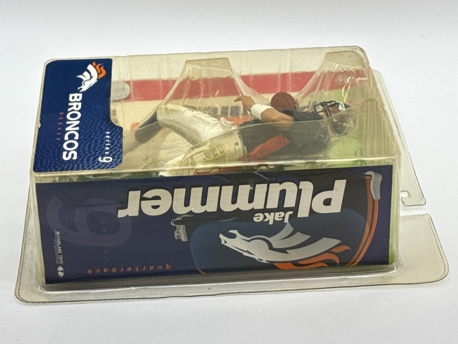 McFarlane NFL Series 9 Jake Plummer Denver Broncos QB #16 Blue Jersey Figure