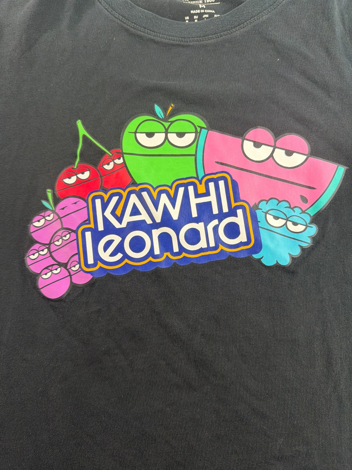 New Balance X Jolly Rancher X Kawhi Leonard Black Shirt Large LIMITED RARE