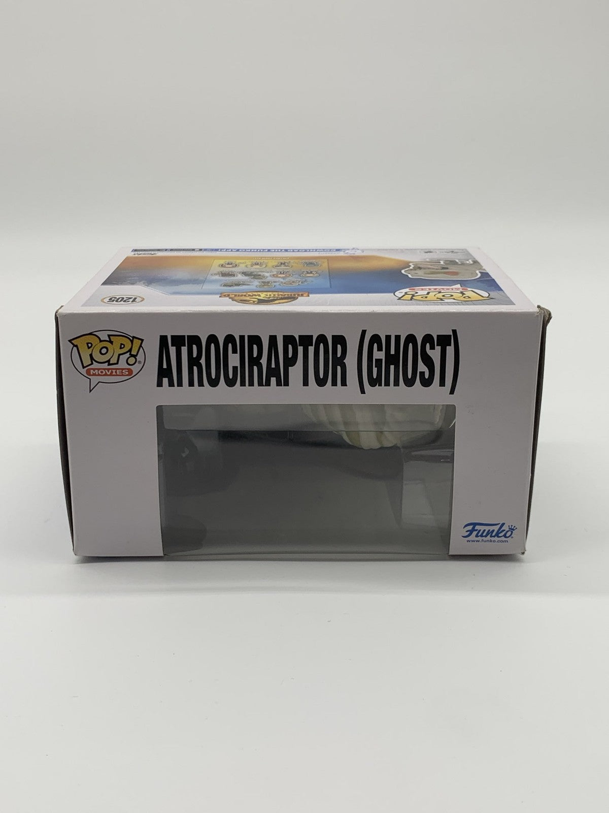 Funko Pop Jurassic World Dominion Atrociraptor (Ghost) #1205 Vinyl Figure 6770