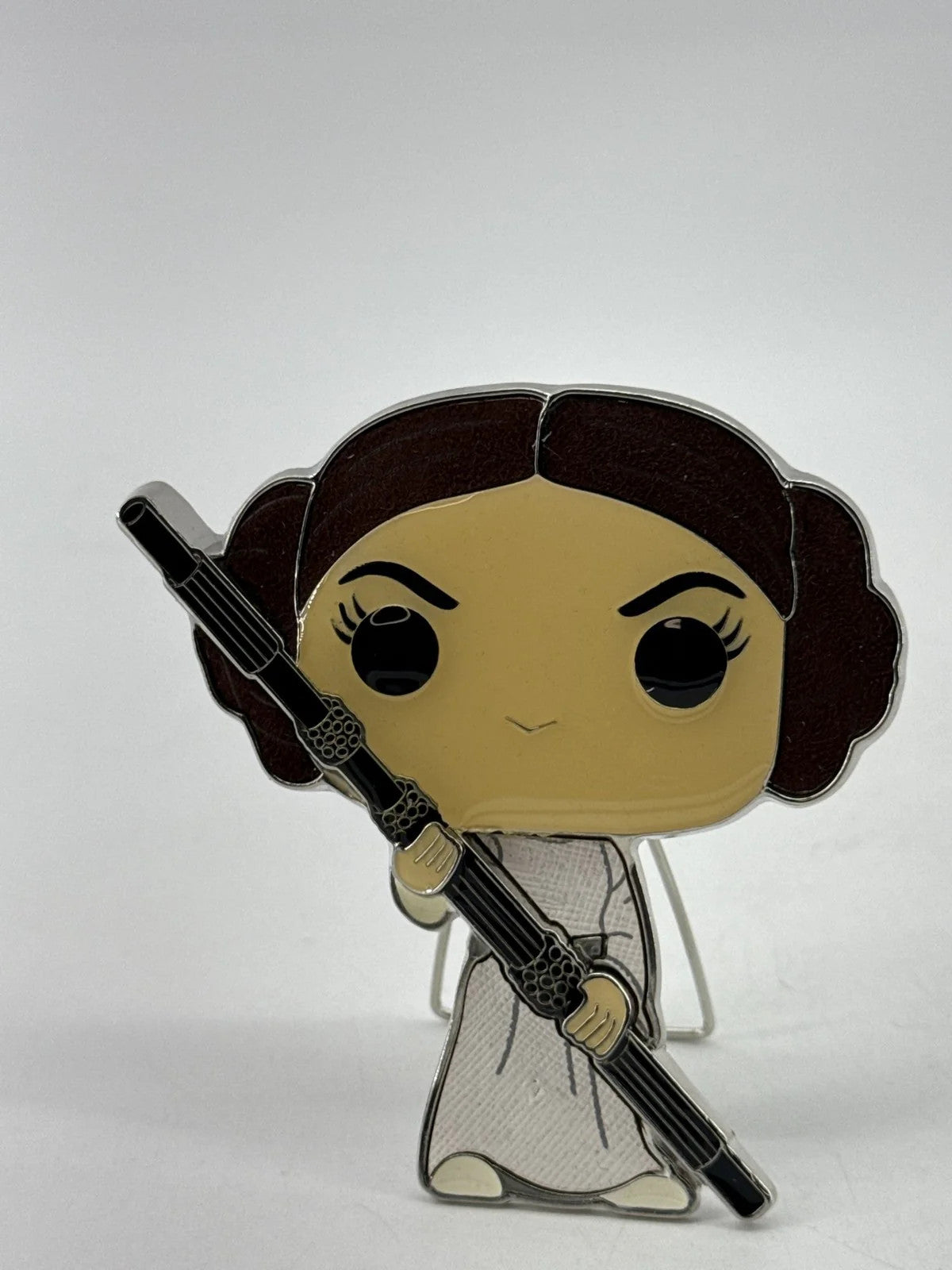 Funko Pop Pin Star Wars Princess Leia 01 Enamel w/ Stand Apparel Clothing New