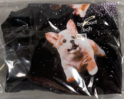 Hot Topic Black Matter Space Corgi Shirt Small Doge Meme Vaporwave Aesthetic Tee
