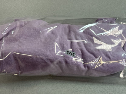 Sweatshirt Project Lavender Drawstring Top 1X Scoop Neck Short Sleeve Rayon Long