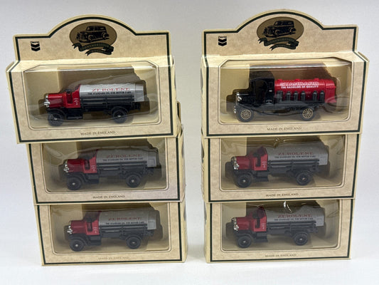 Chevron Tanker Truck Lot Zerolene Standard Oil Diecast England Boxed Set 925