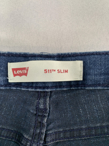 Levis 511 Jeans Boys 14 Regular 27x27 Slim Fit Stretch Denim Youth Kids Pants