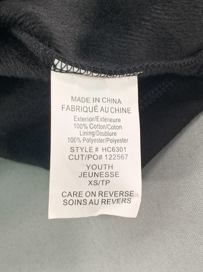 Hot Chillys Jacket Youth XS Black Fleece Lined Full Zip HC Logo Outdoor Warm
