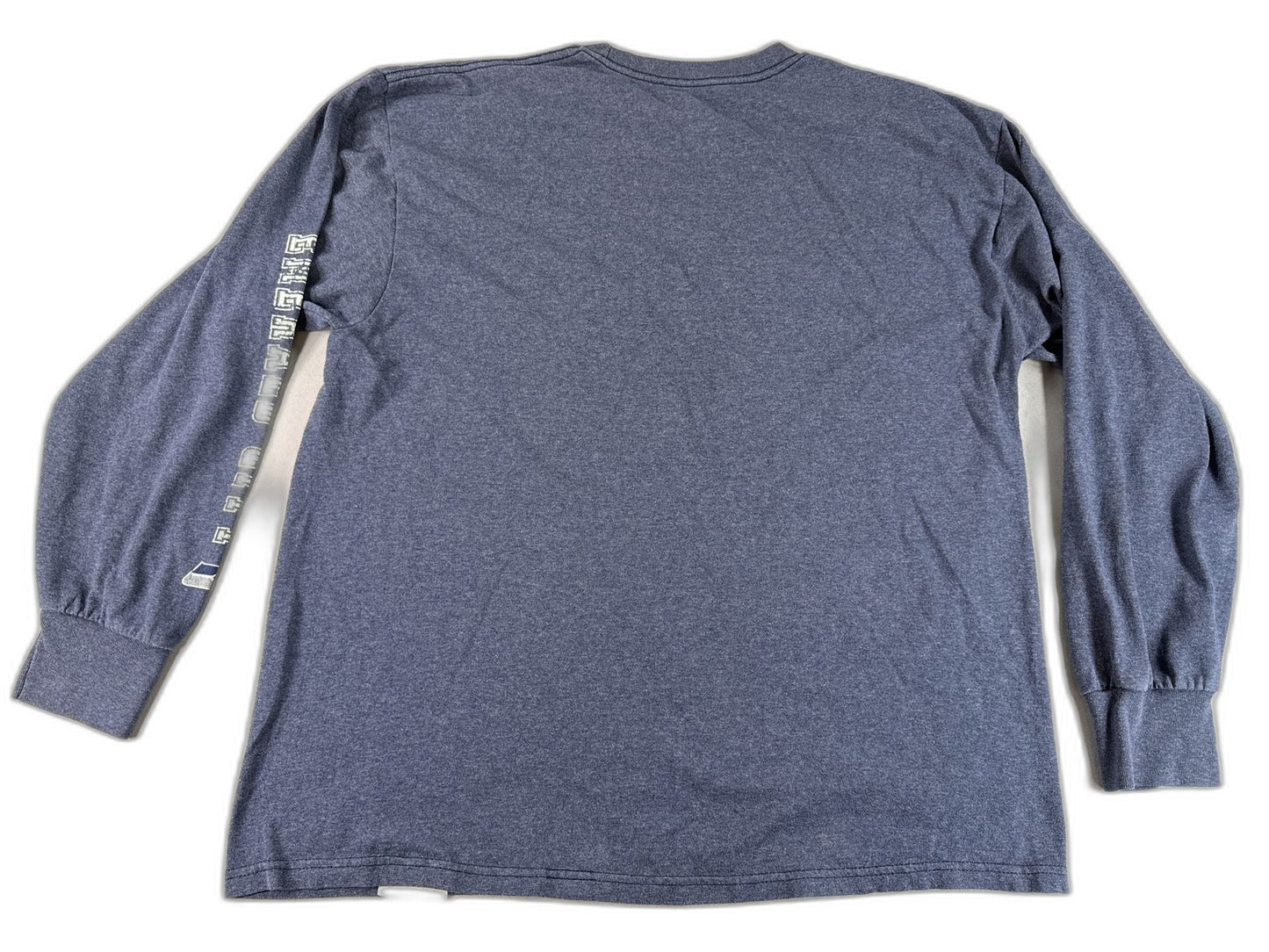 NFL Team Apparel Seattle Seahawks Long Sleeve Tee XL Blue Cotton Polyester