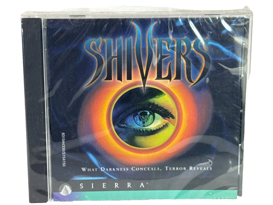 SHIVERS PC CD-ROM 1995 Sierra Horror Game What Darkness Conceals Sealed Disc