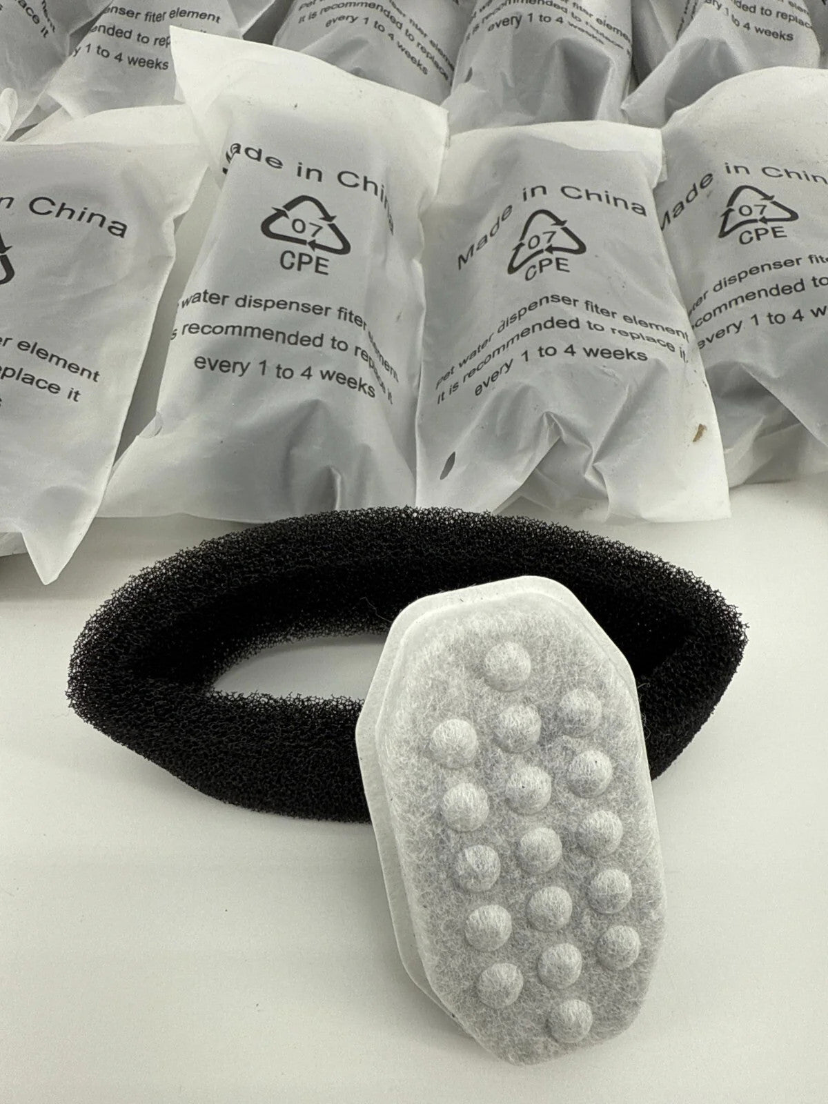 23x Pet Water Fountain Filter Elements for Cat Dog Dispenser Carbon Refill Lot N