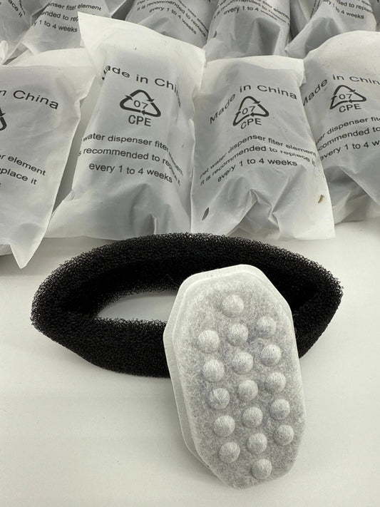 23x Pet Water Fountain Filter Elements for Cat Dog Dispenser Carbon Refill Lot N