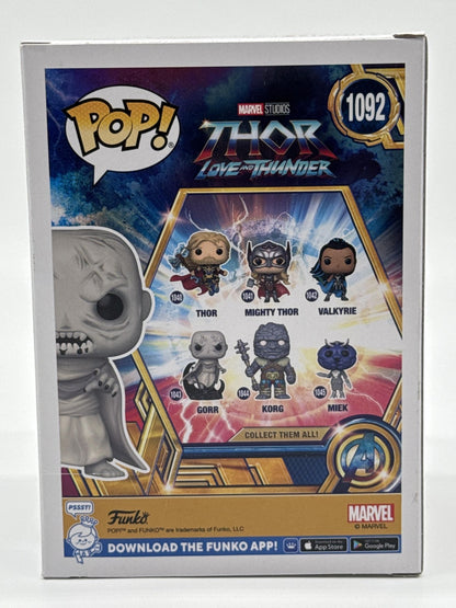 Funko Pop Marvel Thor Love And Thunder Gorr 1092 Specialty Series Vinyl White