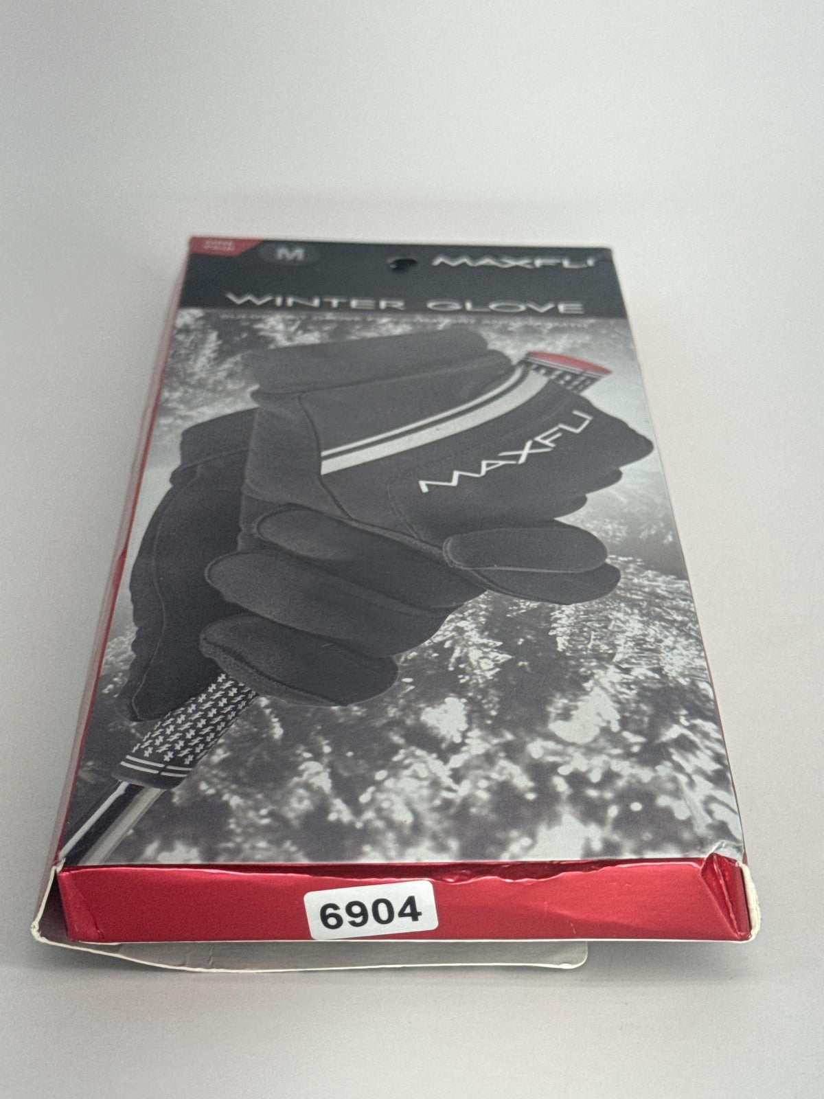 Maxfli Winter Golf Gloves Mens Medium Black Striped Pair Windproof Insulated