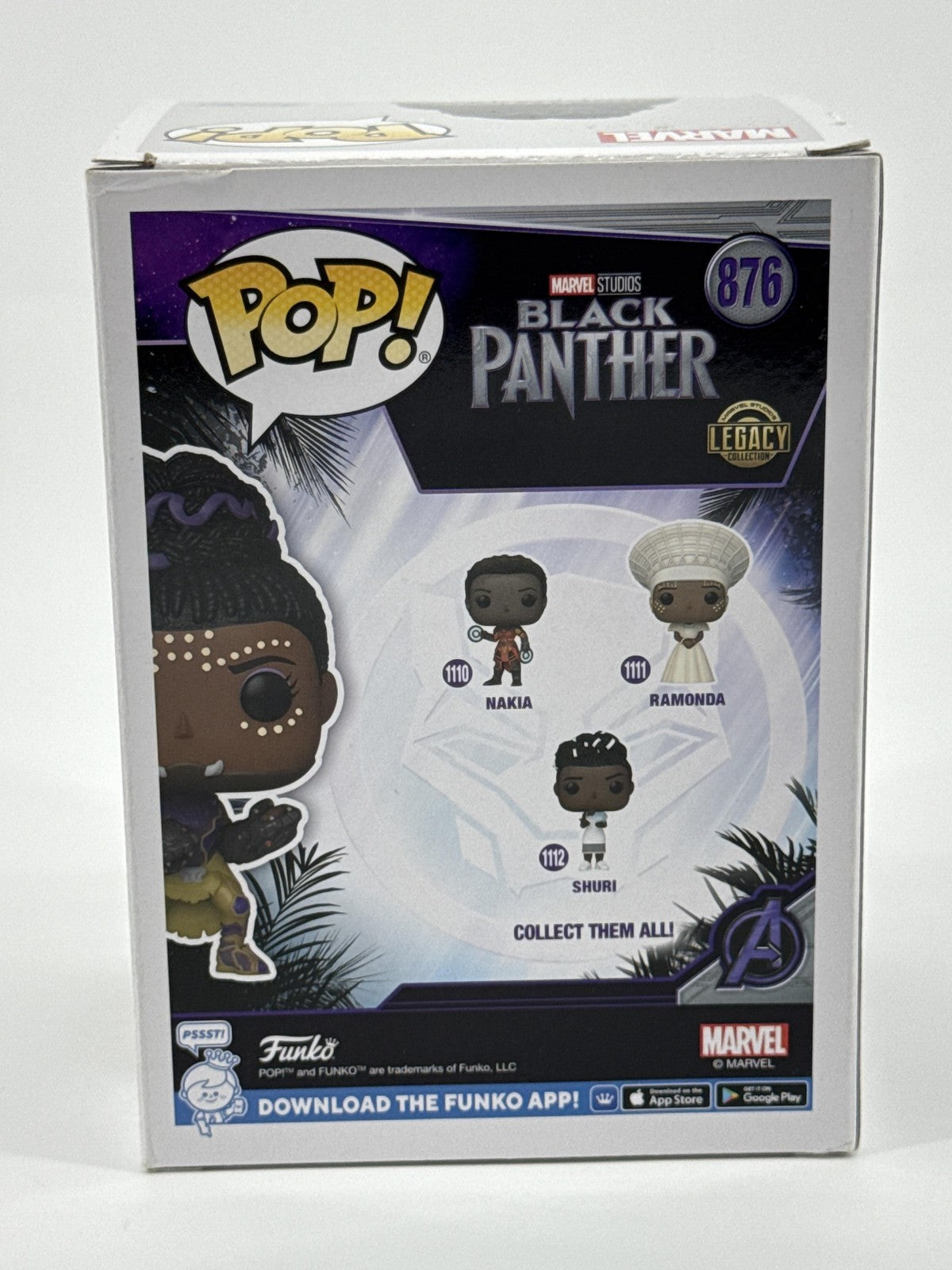 Funko Pop Marvel Black Panther Shuri 876 Figure Glow Target Exclusive New Box