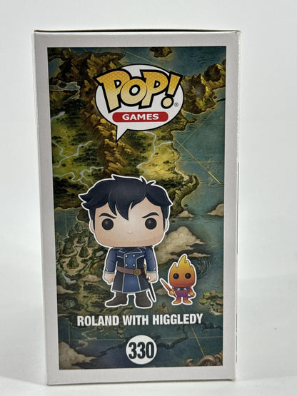 Funko Pop Games Ni No Kuni II Roland With Higgledy 330 Vinyl Figure Boxed Black