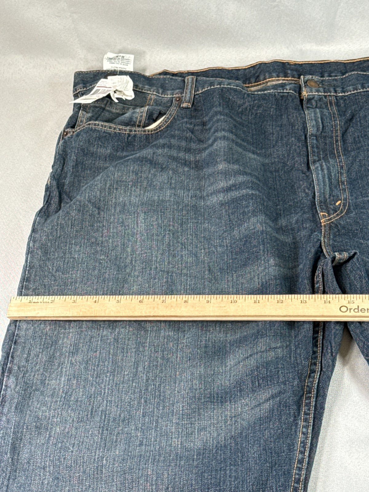 Levis 559 Relaxed Straight Jeans Mens 50x30 Blue Denim Classic Casual Pants