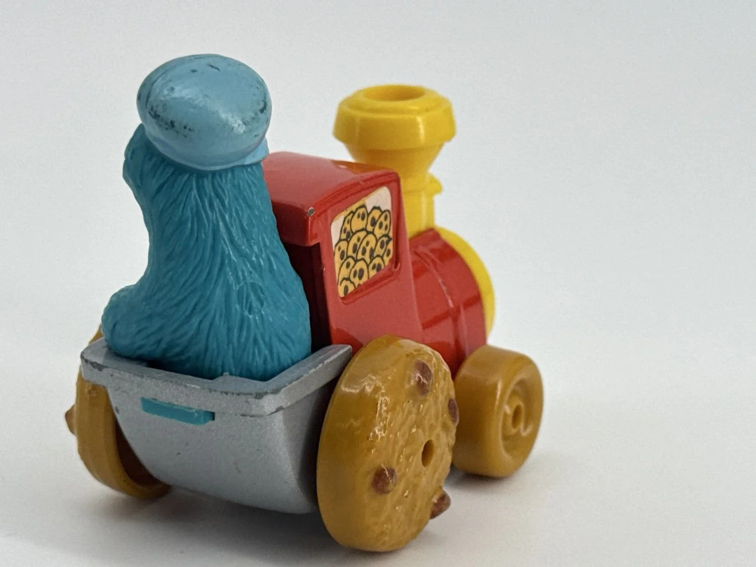 1981 Playskool Cookie Monster Train Sesame Street Diecast Vintage Blue Toy NWT