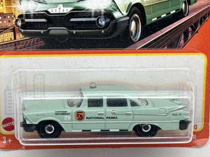 Matchbox 59 Dodge Coronet Police Car Diecast Mint Green