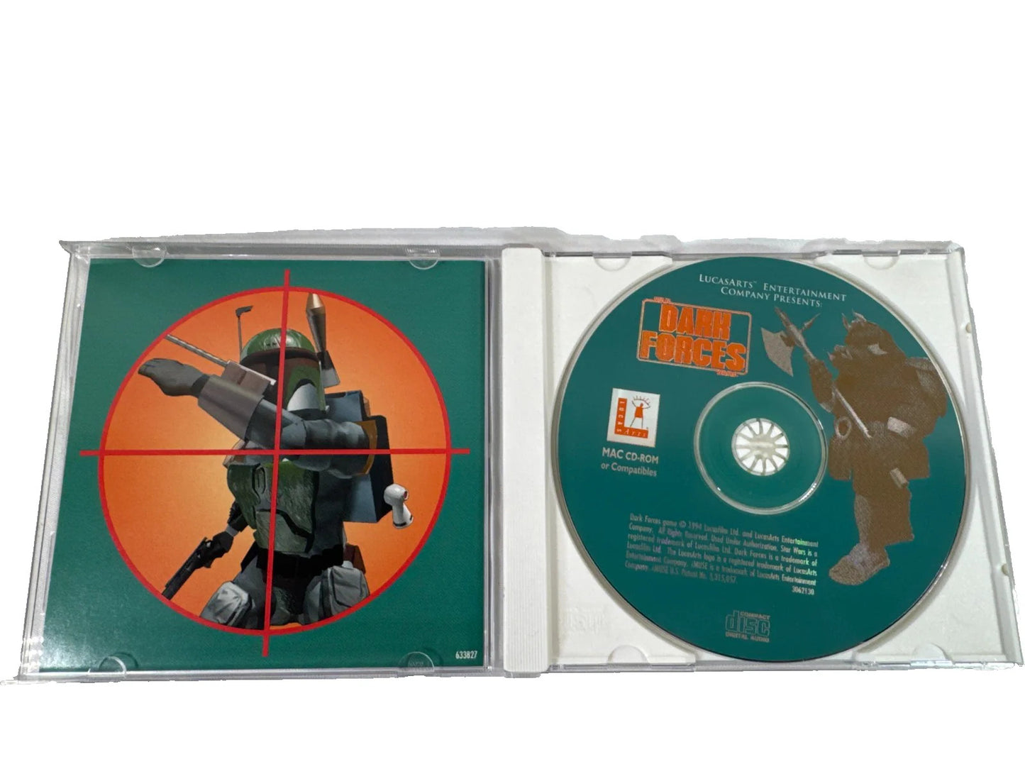 Star Wars Dark Forces PC CD-ROM 1995 LucasArts Vintage Game Hasbro Apparel NWT