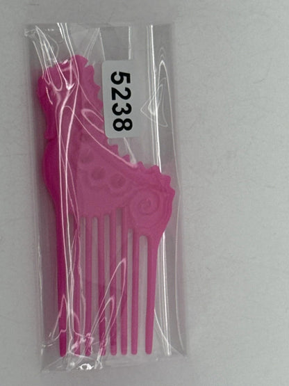 1987 Mattel Island Fun Barbie Pink Seahorse Comb Toy Apparel Clothing New NWT