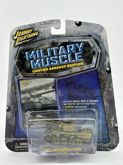 Johnny Lightning WWII Panther G Tank 1:100 Military Muscle Diecast Model New