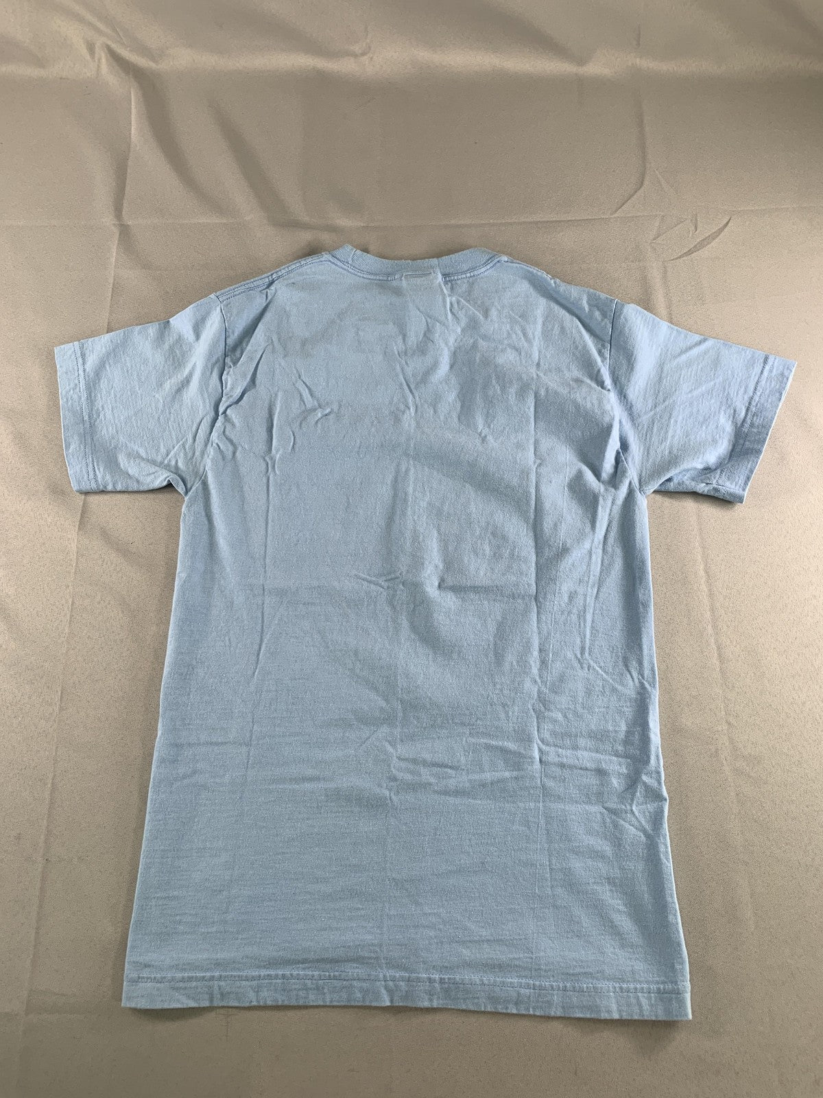 Hanes Shirt Mens Small Blue Wild LA Bear Skyline Graphic T-Shirt Tee California