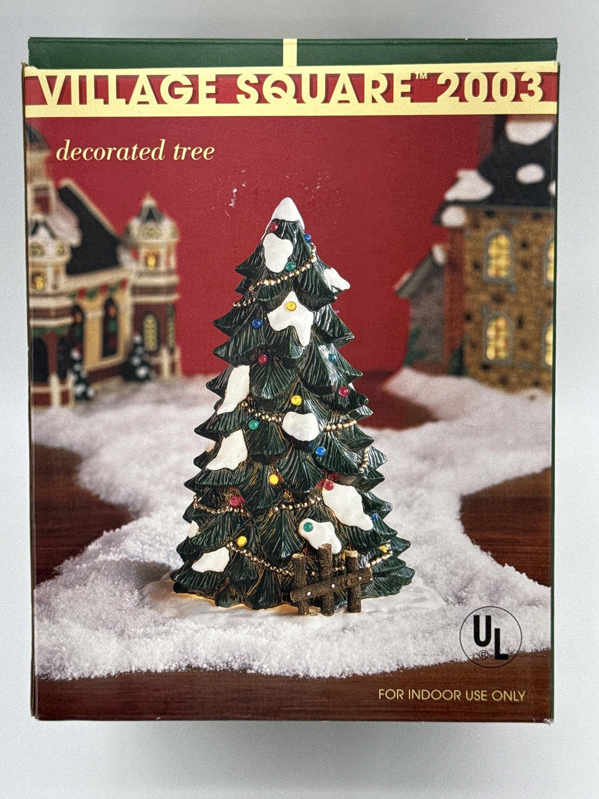 Mervyn's Lighted Christmas Decorated Tree Indoor Figurine