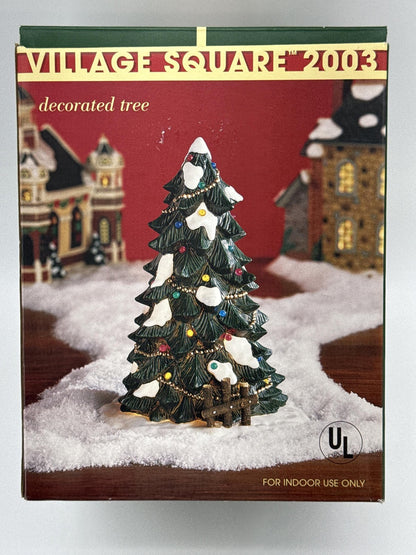 Mervyn's Lighted Christmas Decorated Tree Indoor Figurine