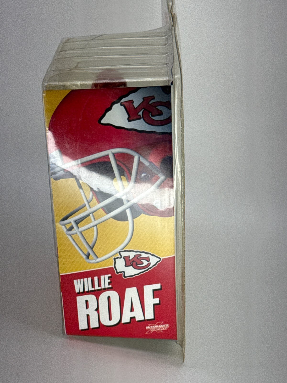 McFarlane NFL Series 11 Willie Roaf Kansas City Chiefs #77 HOF Tackle Debut
