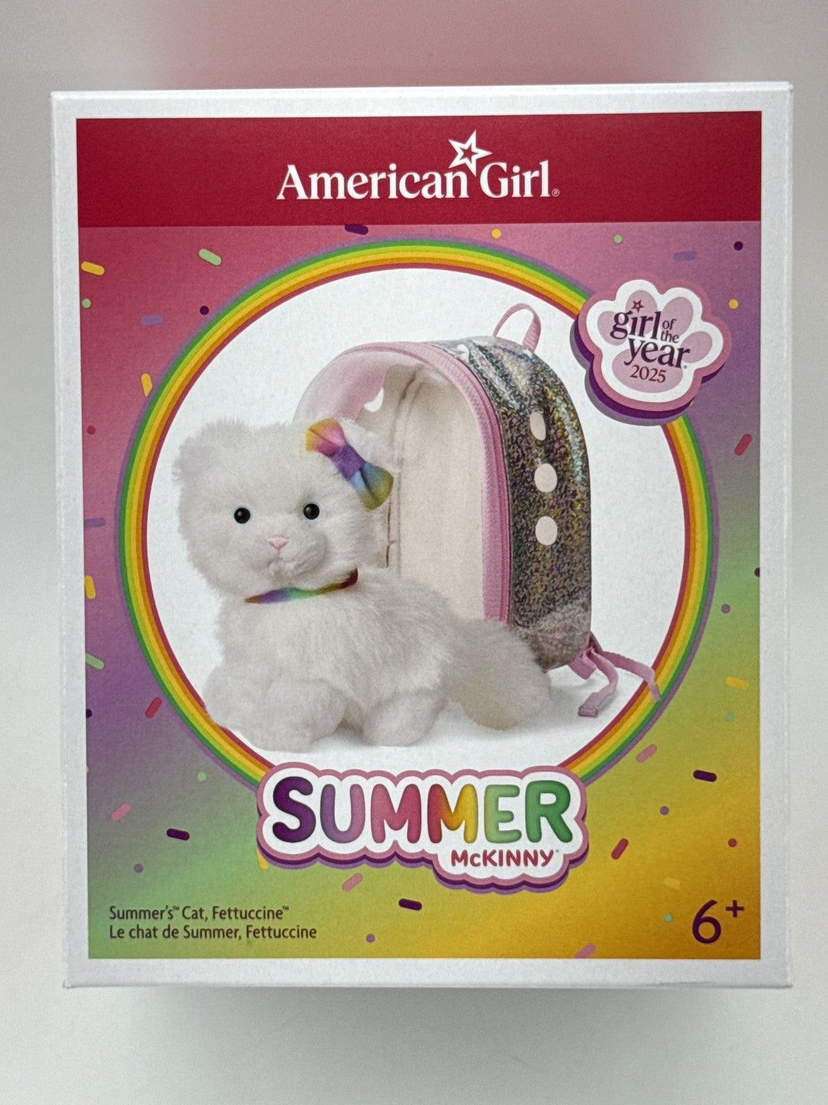 American Summer McKinny Stuffed Animal Plush Toy Multicolor Year China