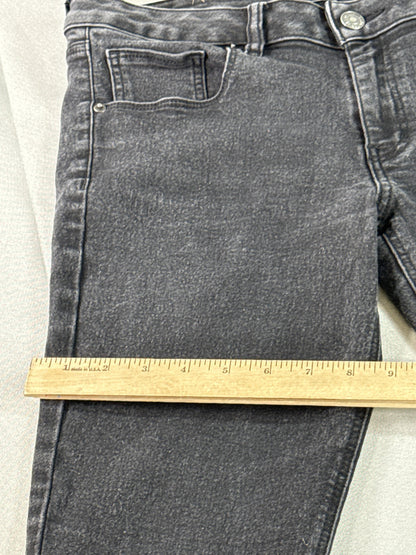 Women's Black Denim Skinny Jeans 13 Stretch Mid Rise Comfortable