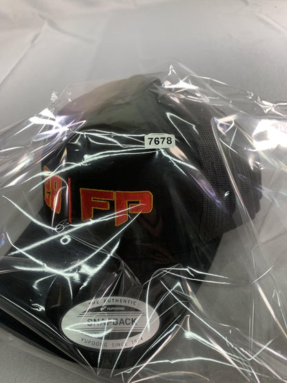 Grosjean FP 28 Hat Cap Snap Back Mens One Size Black Yupoong Trucker Mesh Racing