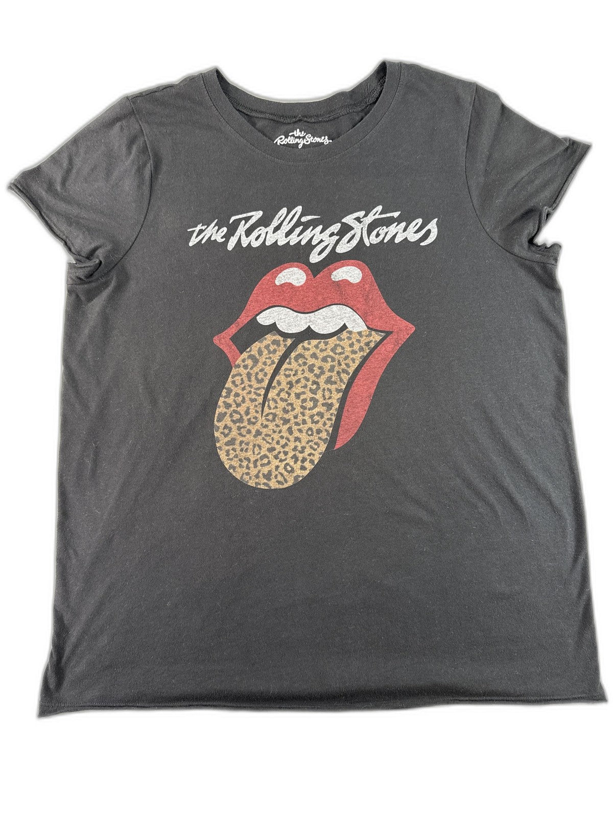 the Rolling Stones Tee Leopard Tongue Graphic the Rolling Stones Band T Shirt To