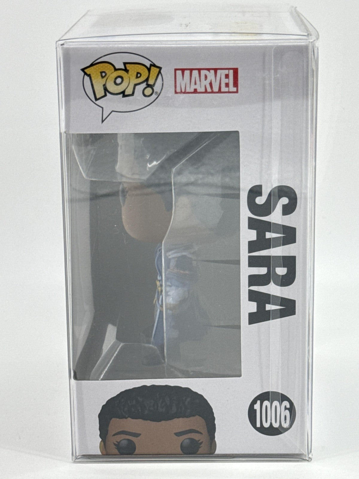 Funko Pop Marvel Doctor Strange Sara #1006 Vinyl Bobblehead Blue With Protector