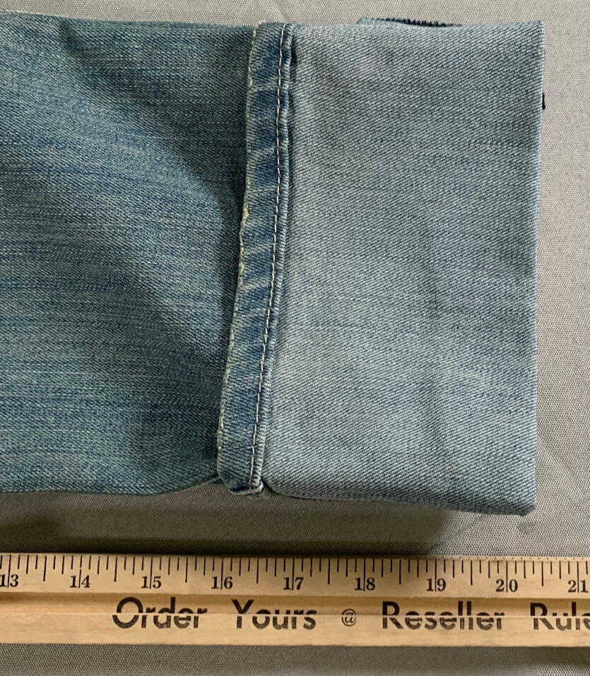 Almost Famous Jeans Size 11 Distressed Crop Cuffed Light Wash Denim Y2K Style