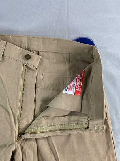 Riverside Tecasafe FR Work Pants 33x33 Beige Flame Resistant Arc Rated HRC2 USA