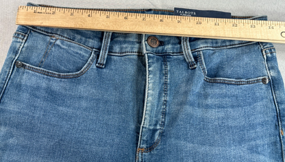 Talbots Flawless High Waist Jegging Crop Jeans Womens 6P Blue Stretch Denim