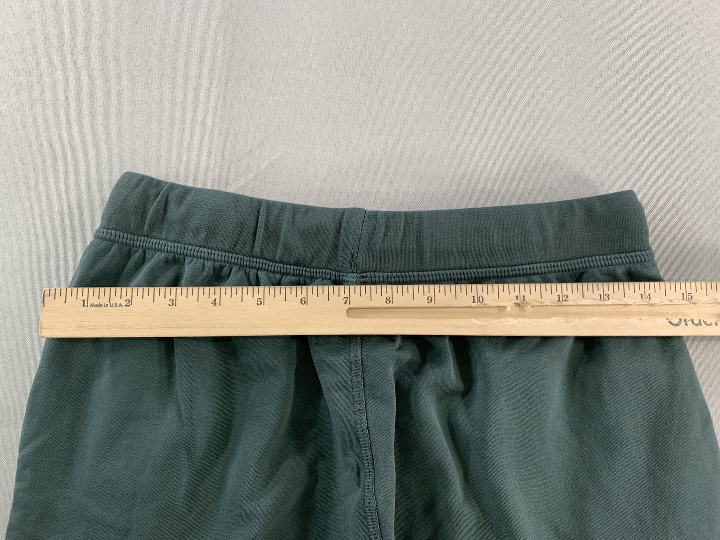 Electric & Rose Sweatpants Womens Small Green Gray Ombre Dip Dye Joggers Pockets