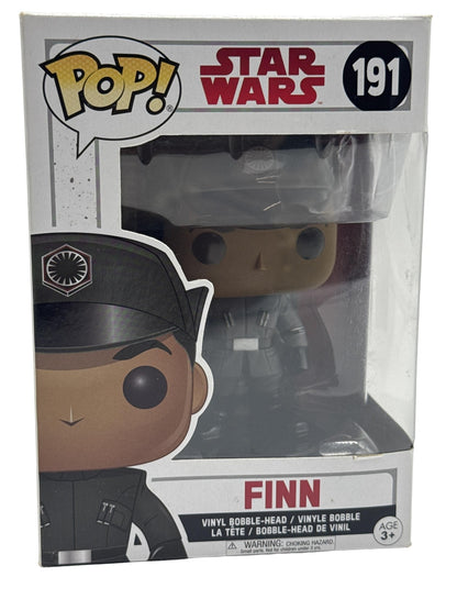 Funko Pop Star Wars Finn #191 Vinyl Bobblehead Figure Standard Black Last Jedi