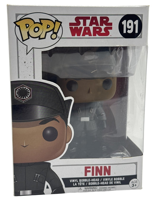 Funko Pop Star Wars Finn #191 Vinyl Bobblehead Figure Standard Black Last Jedi