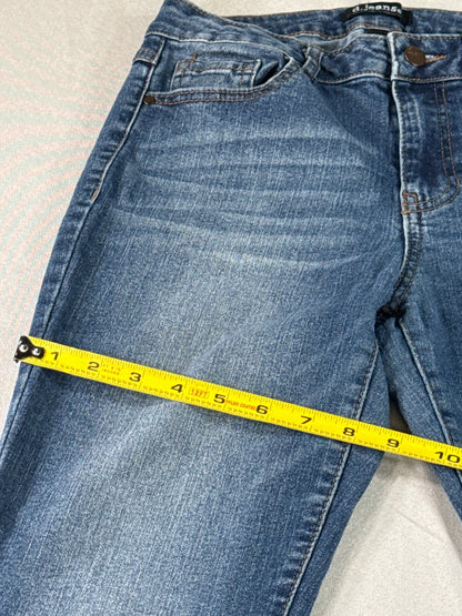 d.jeans Bootcut Womens Jeans 6 Medium Wash Blue Stretch Mid Rise Repreve Denim
