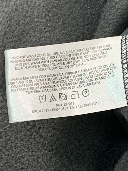 Orvis Jacket Mens Medium Gray Black Full Zip Performance Outdoor Layering Fleece