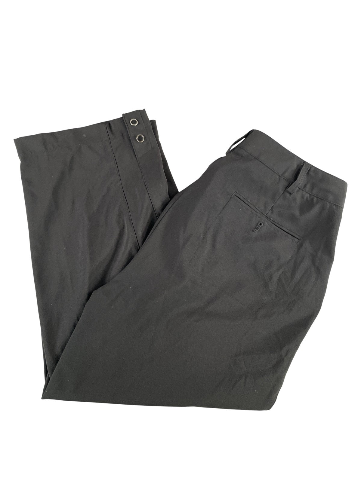 DKNY Golf Pants Womens 10 Stretch Zip Pocket Cropped Tapered Athletic Spandex