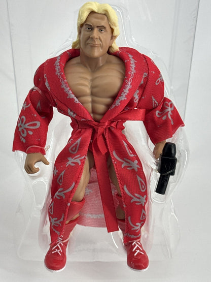 WWE Ultimate Edition Ric Flair Figure Red Robe Mattel 6719 Loose Extra Hands Mic
