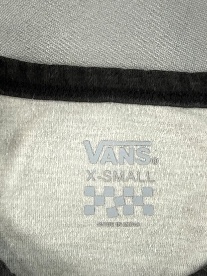 Vans T Shirt Vans Logo Palm Trees Graphic Ringer Tee X Small