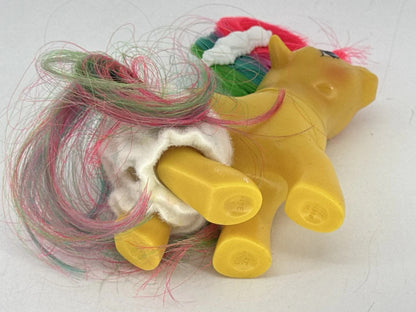 My Little Pony G1 First Tooth Baby Tic Tac Toe Yellow Earth Pony 1986 Hasbro