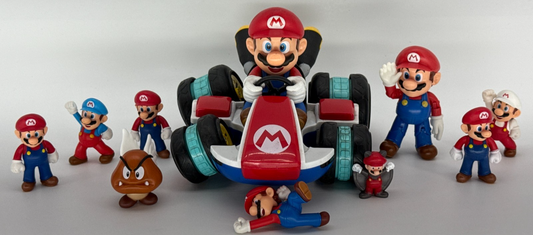 Super Mario Kart Toy Lot Mario Figures Goomba Mixed Set Nintendo Accessories 973
