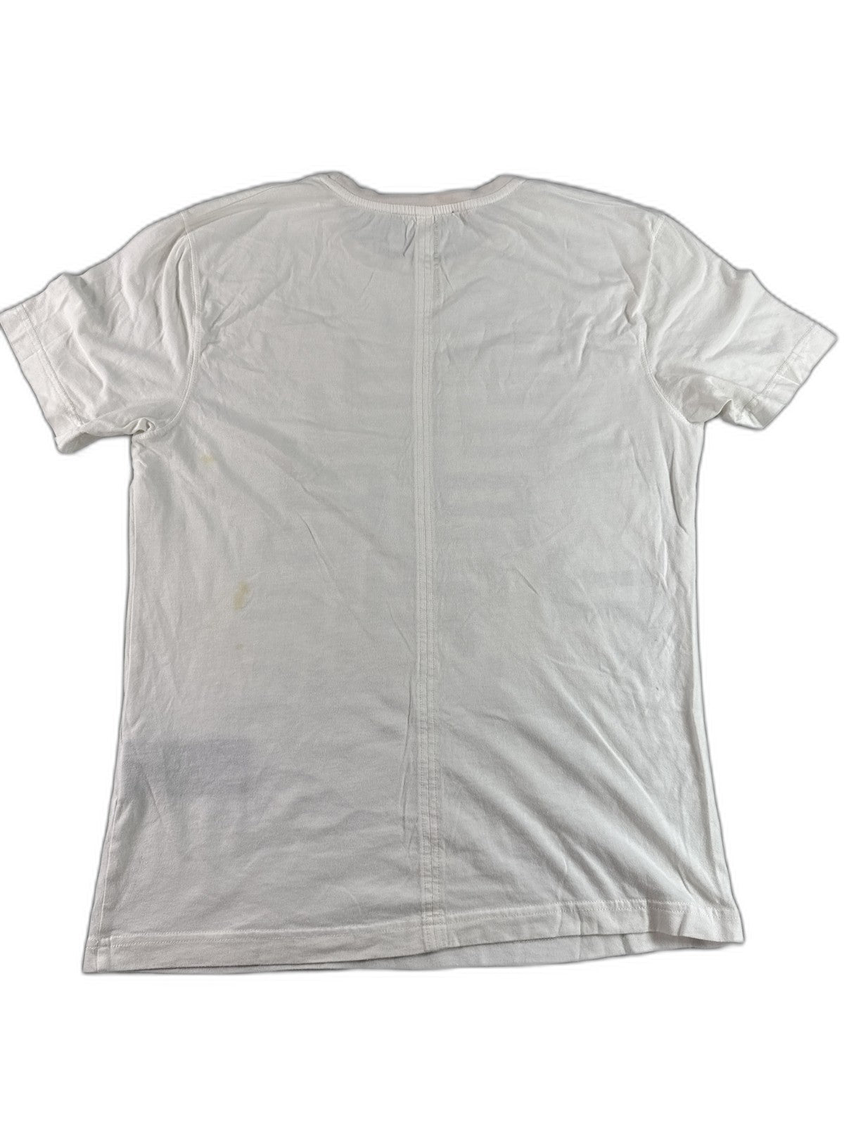 Porsche Design Graphic Tee M White Cotton Modal Crewneck Short Sleeve Regular