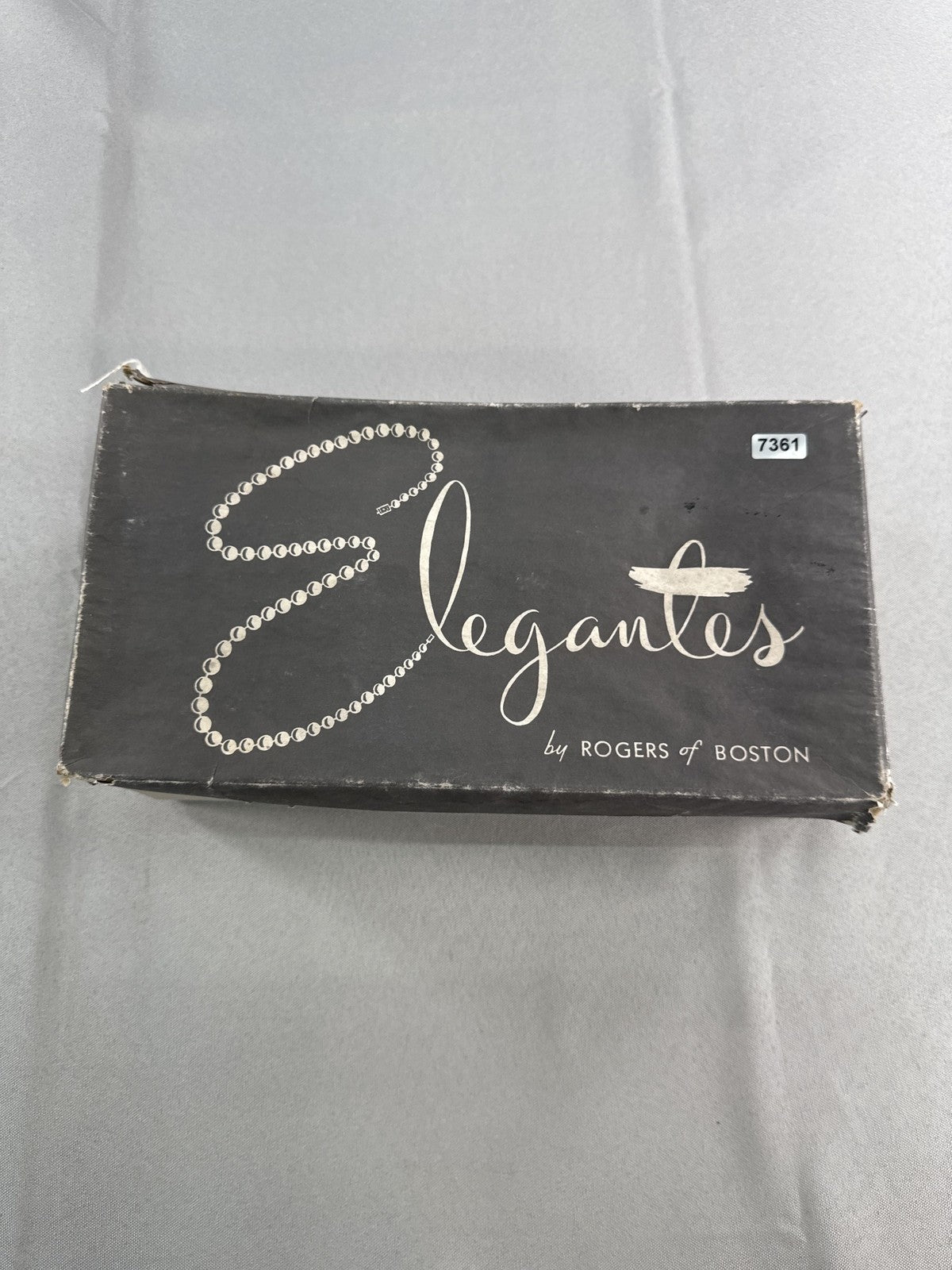 Vintage Elegantes by Rogers Shoes Womens Size 5.5M Black Kitten Heel USA 60s